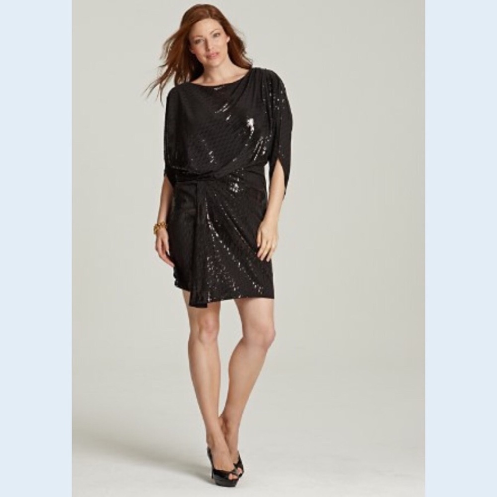 David Meister Plus size sequins dress